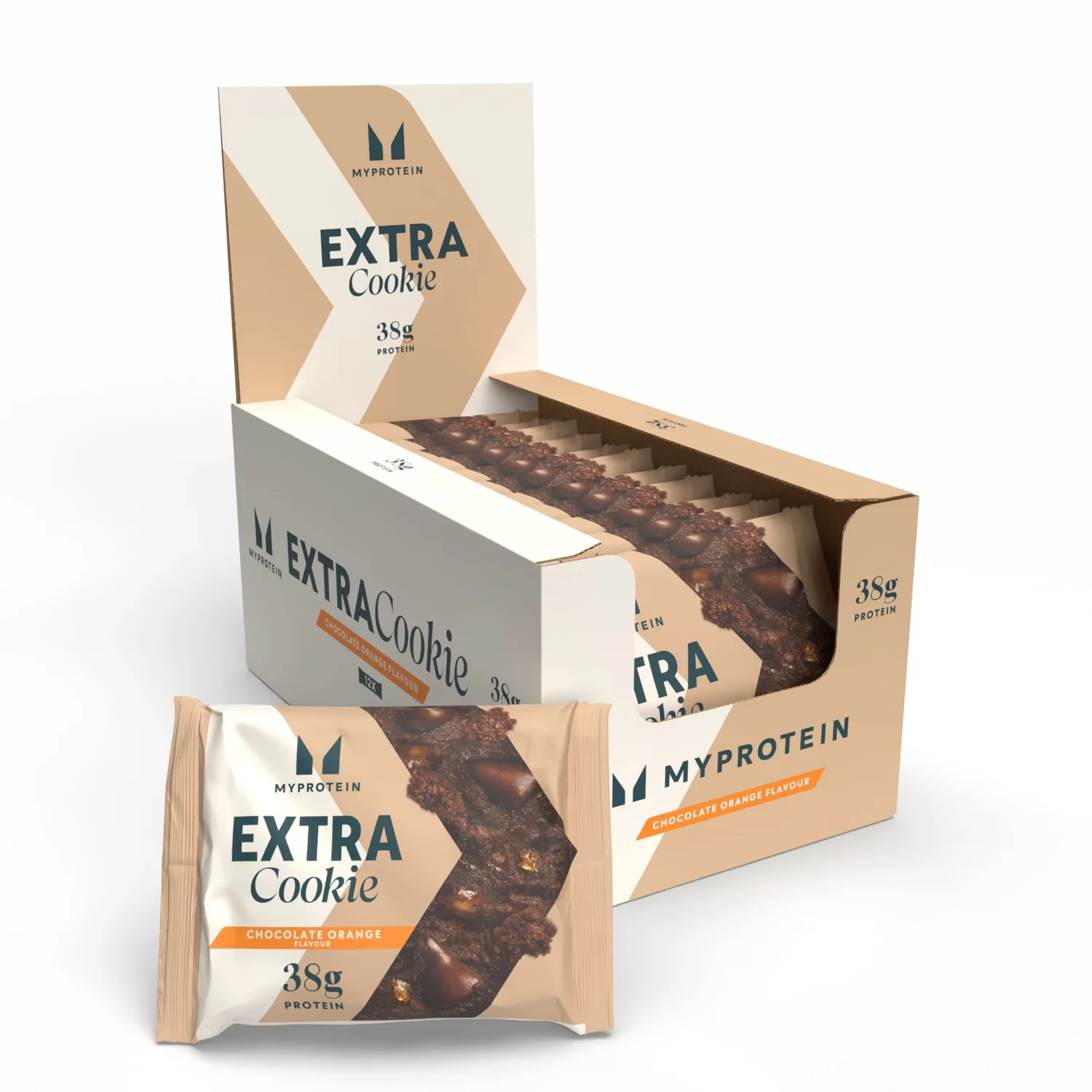 Cookie Proteica - 12 x 75g - Chocolate con Naranja