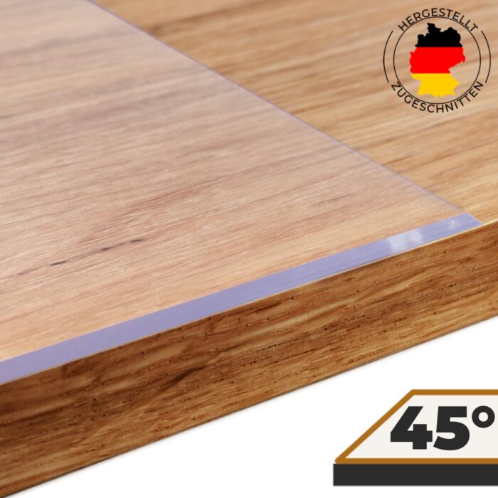 Tischfolie - Tischschutz PVC in Rund 2mm Stark | tischschutz.de