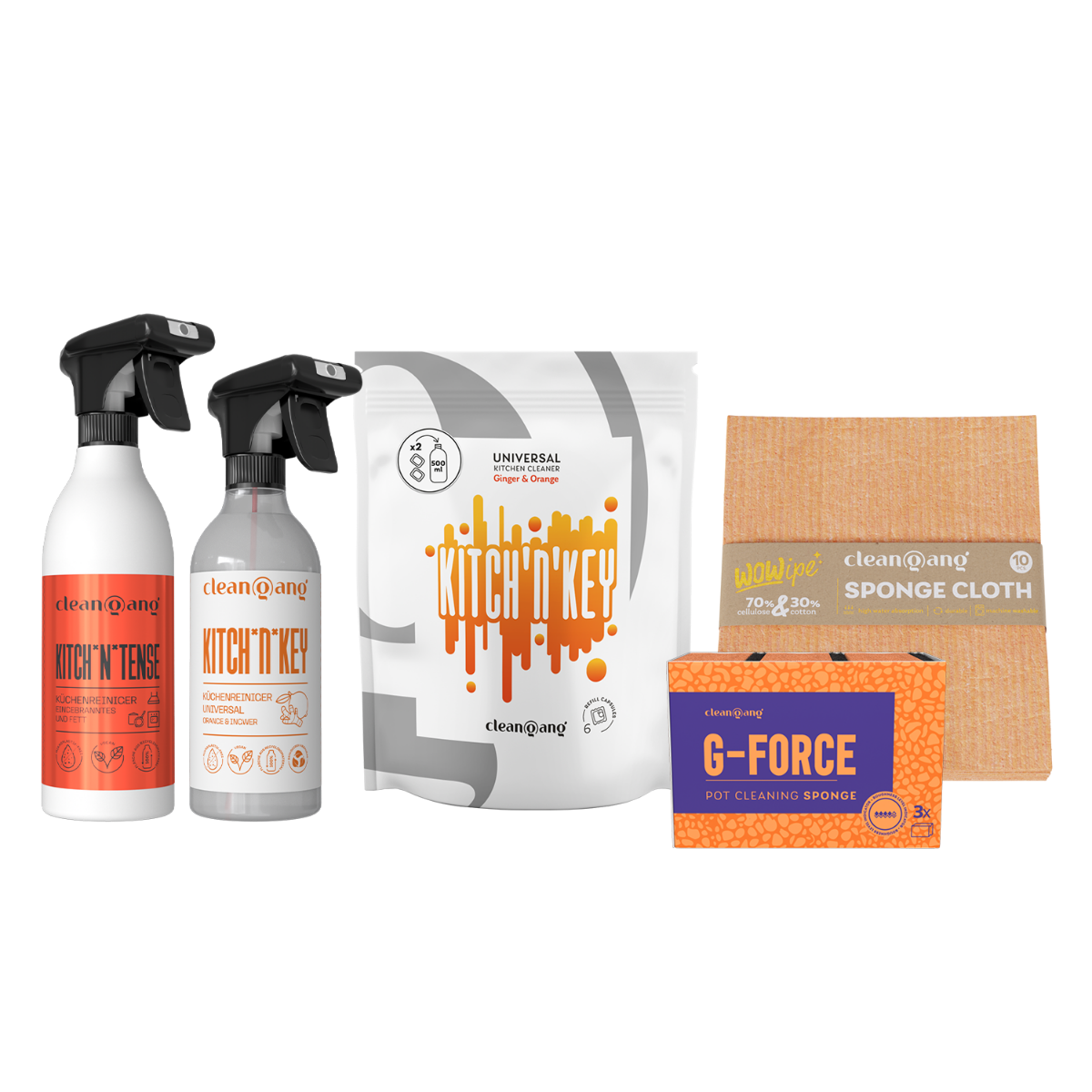 All-round kitchen cleaning set