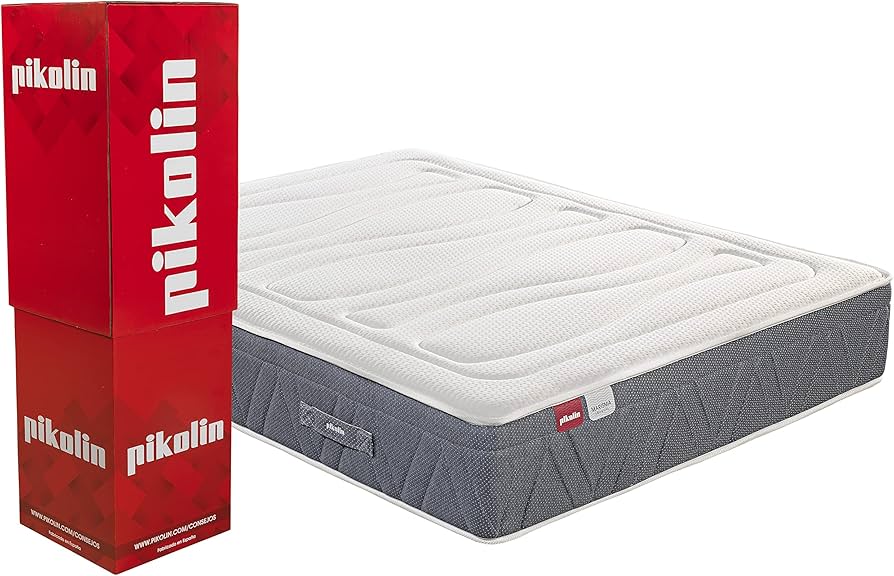 PIKOLIN Colchón sostenible muelles ensacados con progresión visco 30cm |  Confort Muy Alto I Independencia de lechos I Alta transpirabilidad I  Firmeza Media-Alta y | Modelo Seaqual Marisma I 150x200 : Amazon.es: