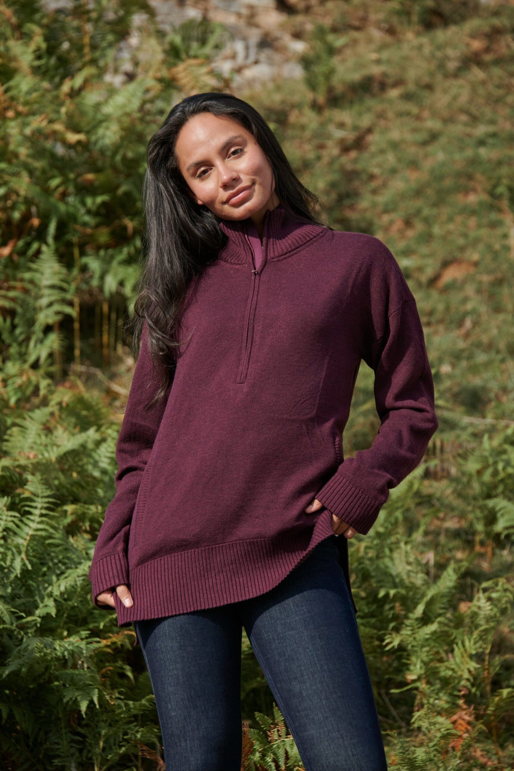 ACAI Outdoorwear | Women's Warm Winter Sweater With Wool & Pockets