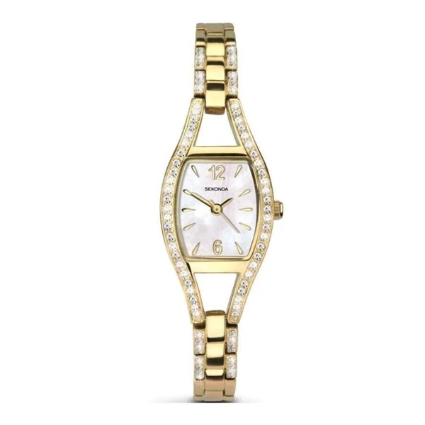 Sekonda-2392-Eleanor-Gold-Plated-Stone-Set-Bracelet-