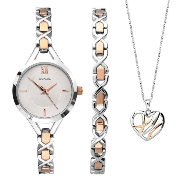 
Sekonda-2982G-Silver-And-Rose-Tone-Watch_-Necklace-And-Bracelet-Gift-Set