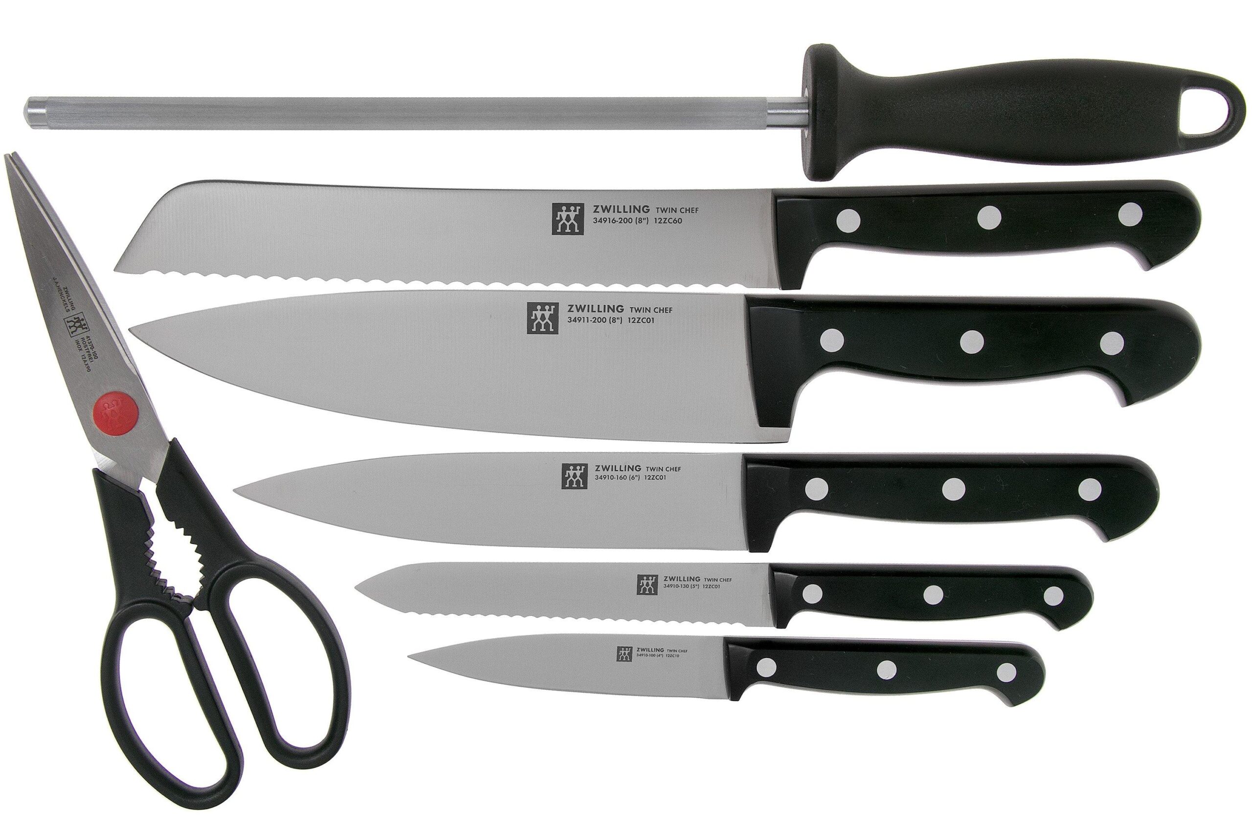Zwilling 34931-003 Juego de cuchillos Twin Chef, 8 piezas | Comprar de forma ventajosa en Knivesandtools.es