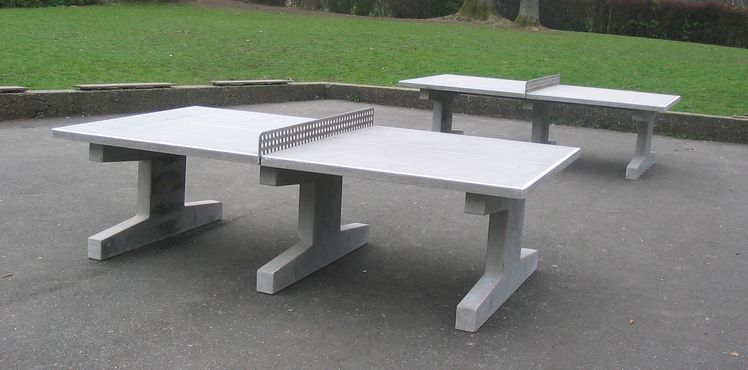 Tischtennisplatten aus Beton