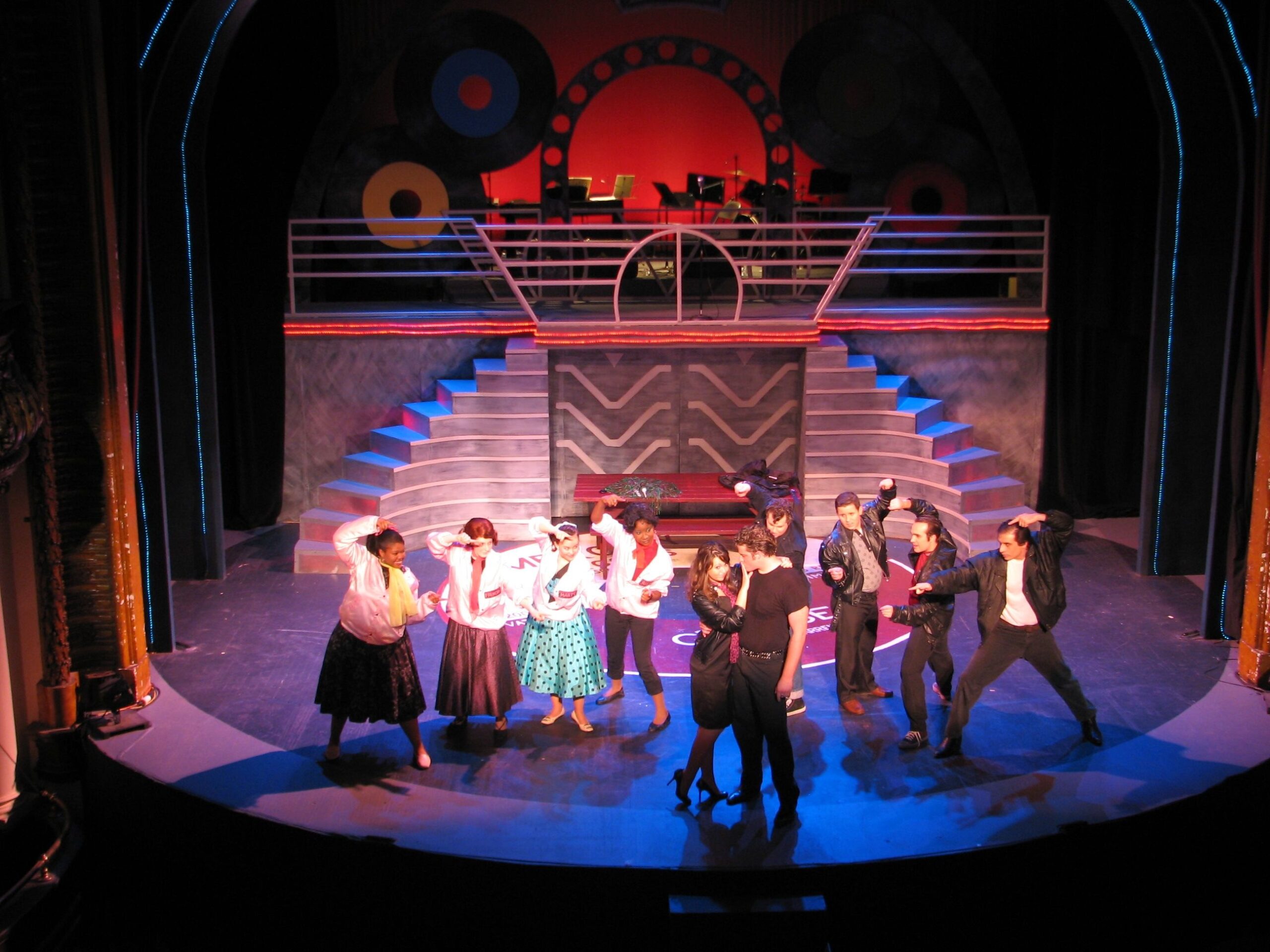 Grease | Set design theatre, Grease musical, Footloose musical