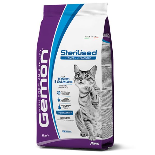 Cibo - Monge Gemon Cat Sterilised con Tonno e Salmone