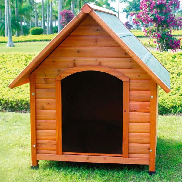 Accessori - Cuccia per cani in legno da esterno Chalet Croci