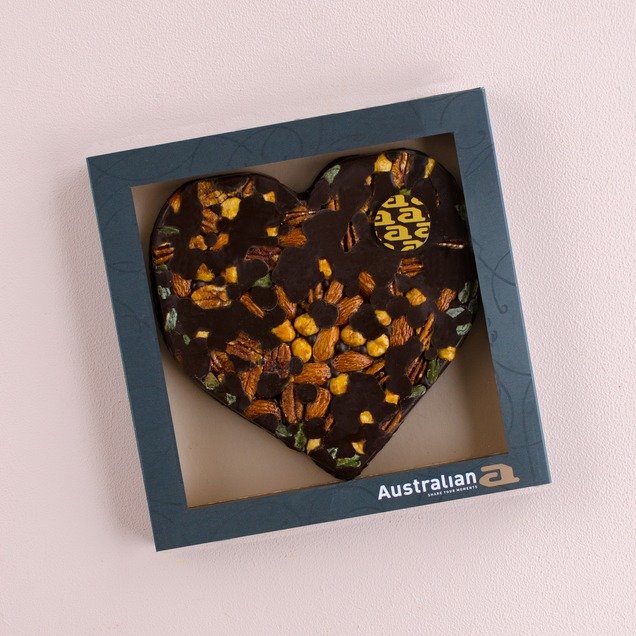 Australian Hart | Pure chocolade en noten | 220g