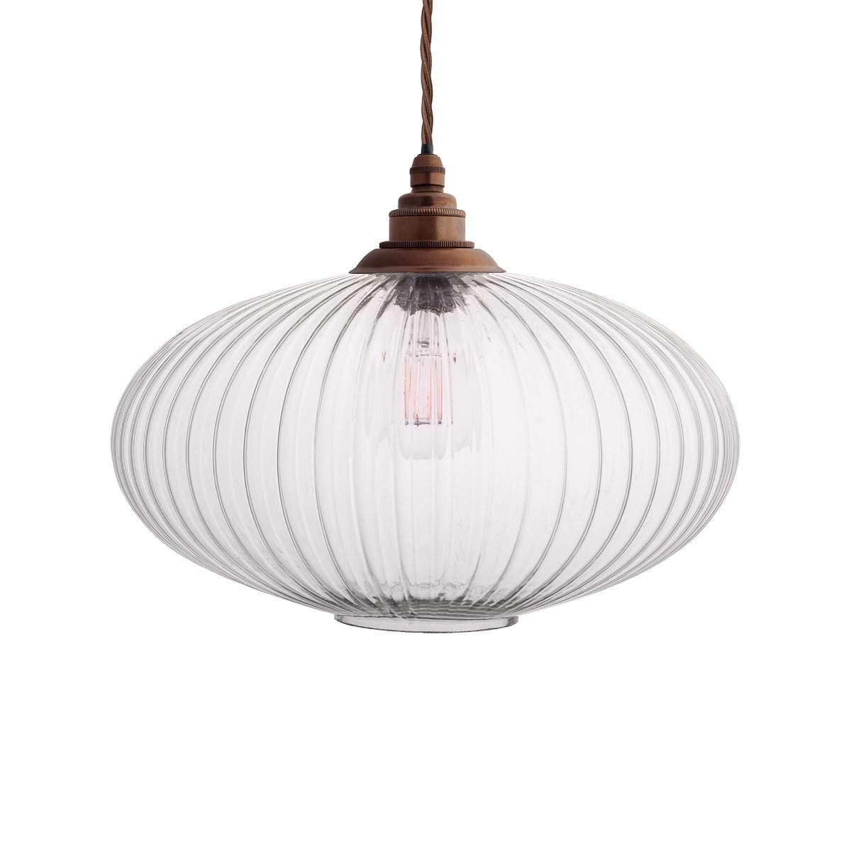 Henley Ellipse Glass Pendant Light