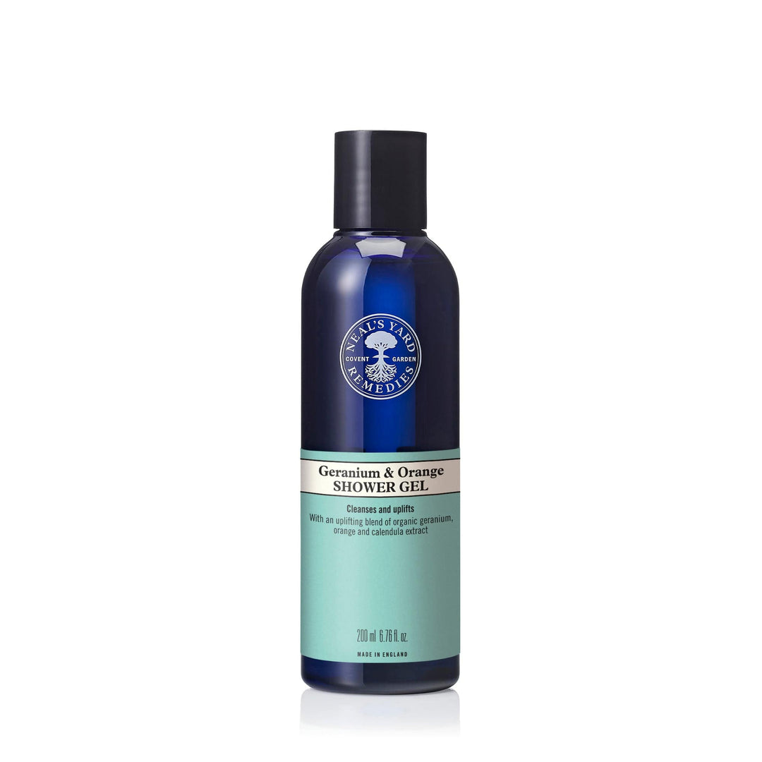 Neal's Yard Remedies | Geranium & Orange Shower Gel 200ml