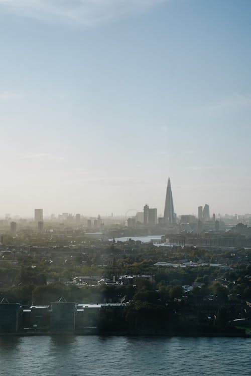 Free London City Skyline View from the River Stock Photo