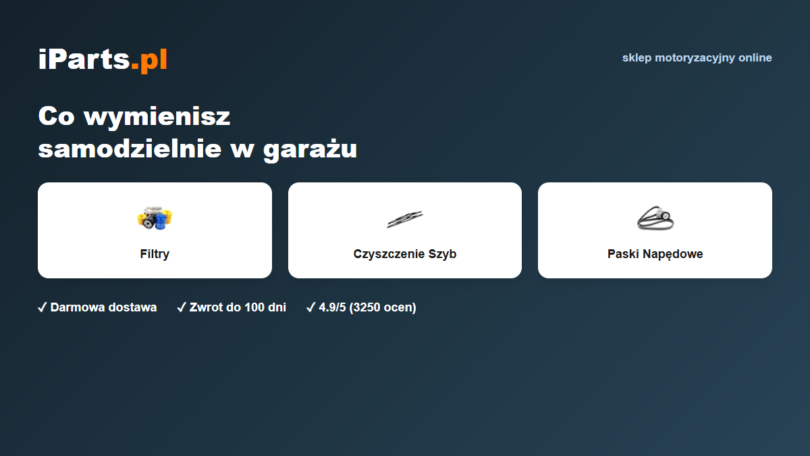 iParts.pl - części do samodzielnej wymiany w garażu