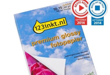 Papel fotográfico Premium Glossy de 123tinta