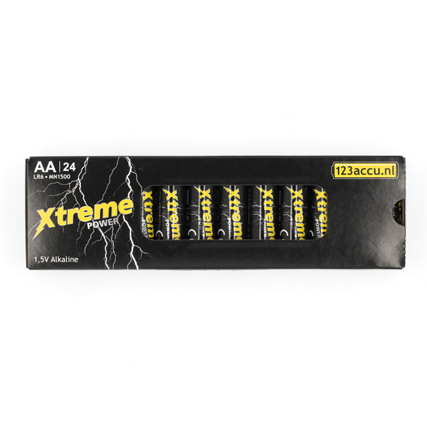 Pilas alcalinas Xtreme Power AA de 123tinta