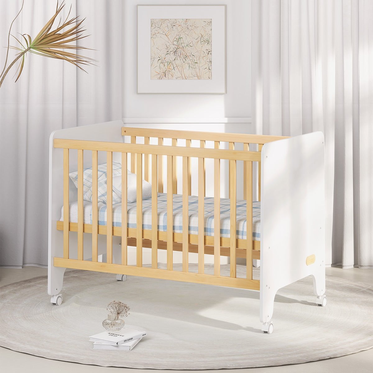 Boori Natty compact baby cot bundle