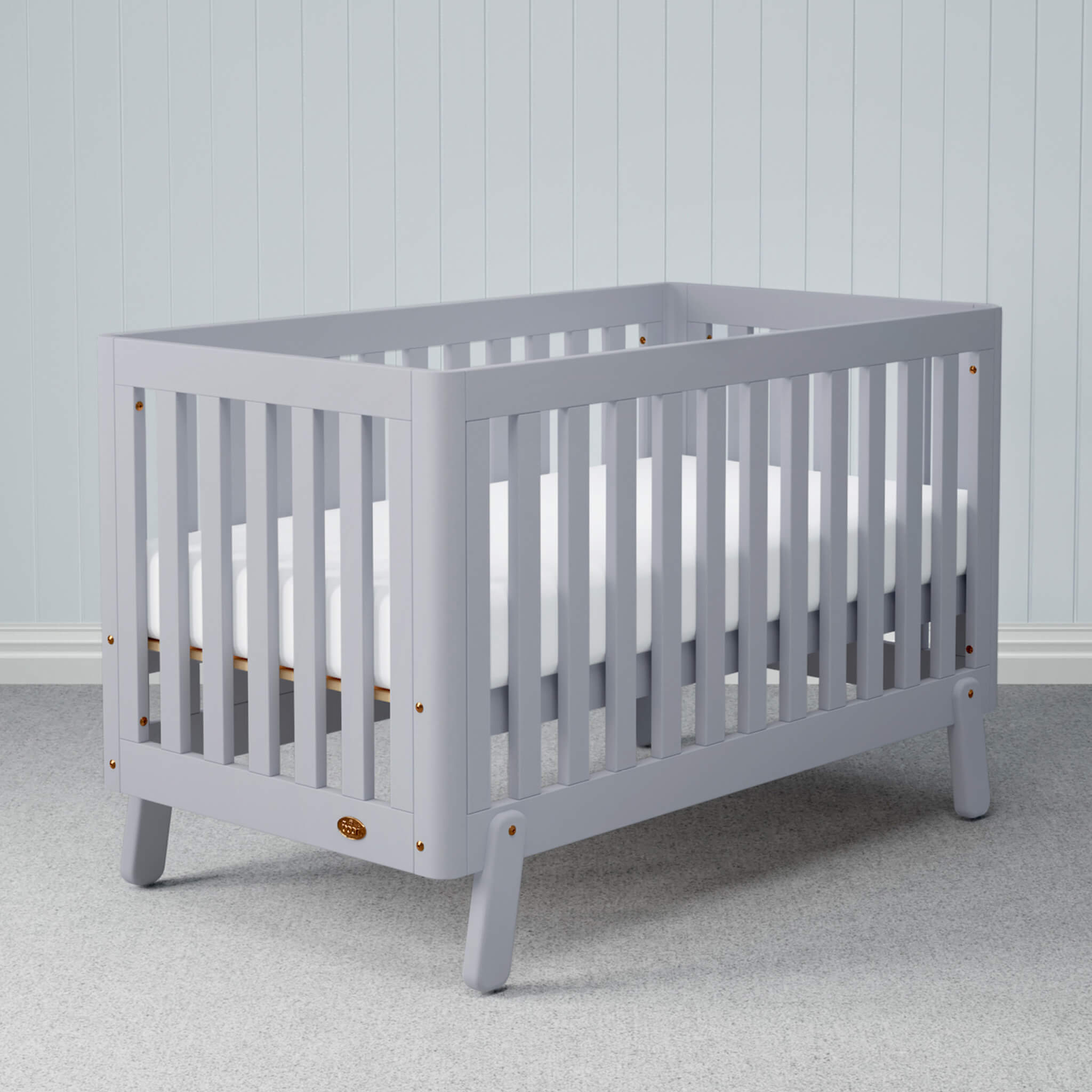 Boori Turin cot bed in pebble