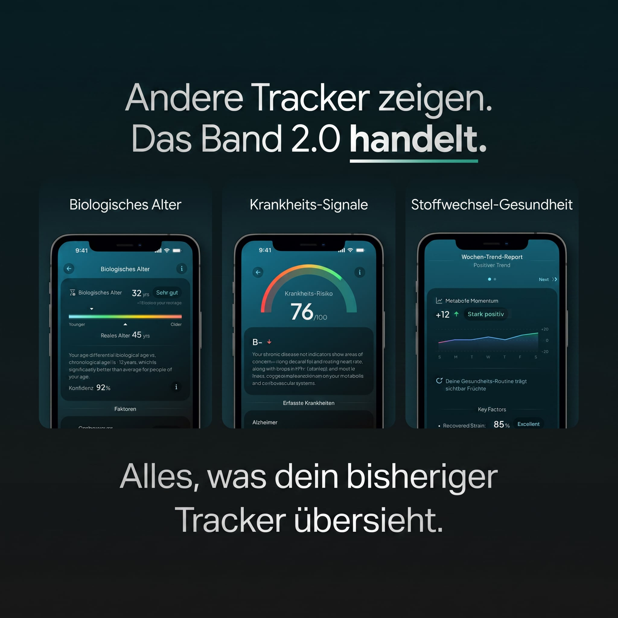 Hume Band 2.0 am Handgelenk