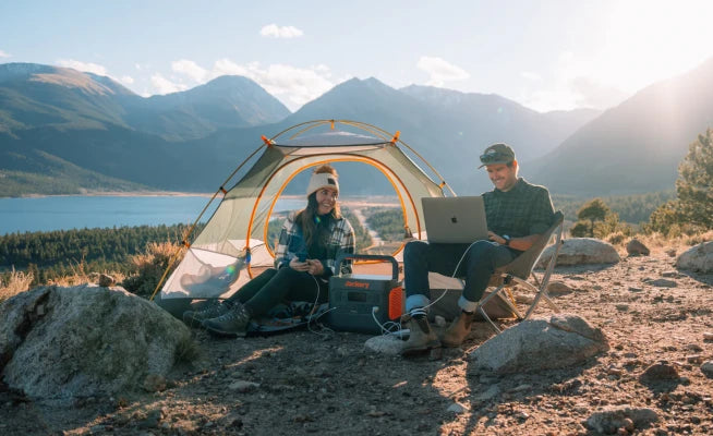 Jackery solar generator for camping