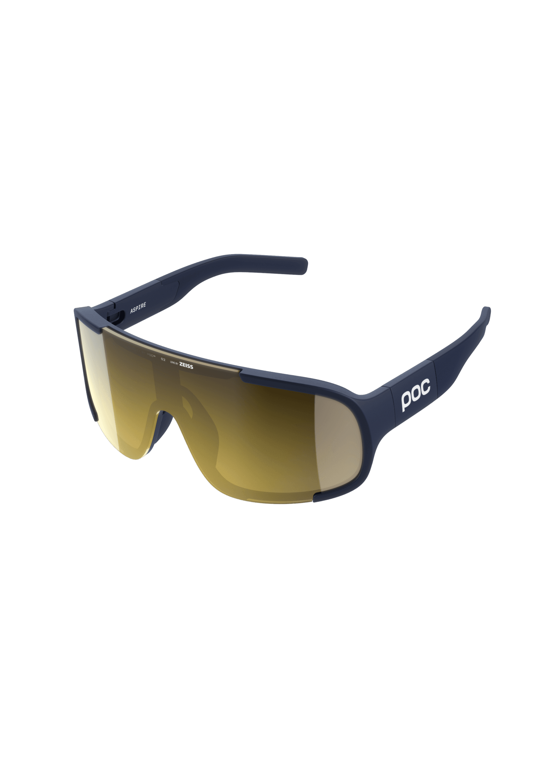 Occhiali da ciclismo POC Aspire blu navy con lente scura