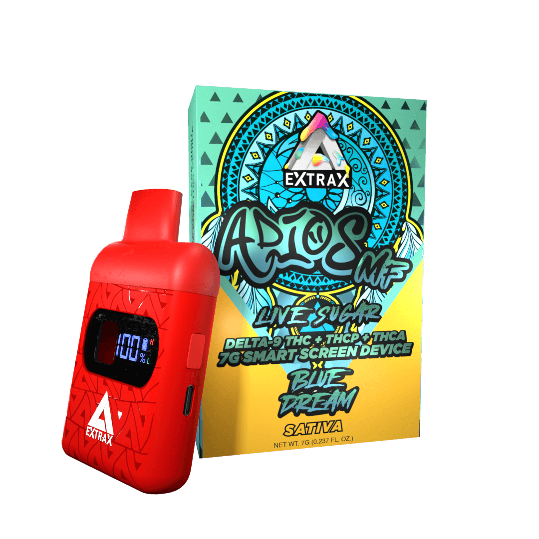 Binoid CBD Extrax Adios live sugar disposable package