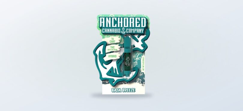 Anchored cartridge blister package