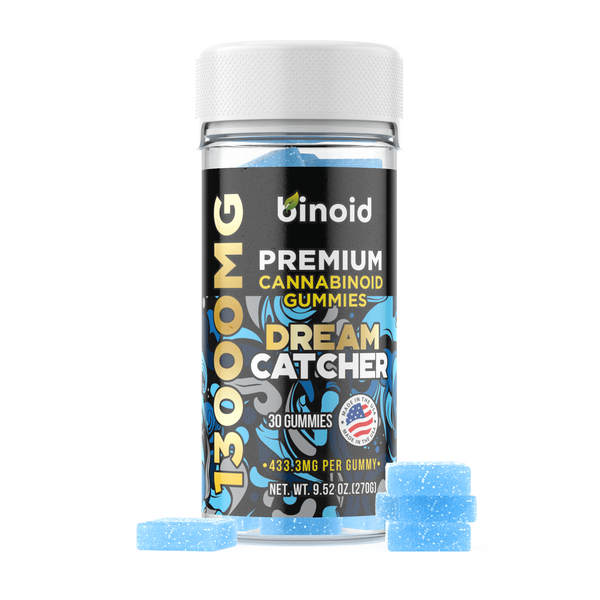 Binoid CBD Dream Catcher gummies jar