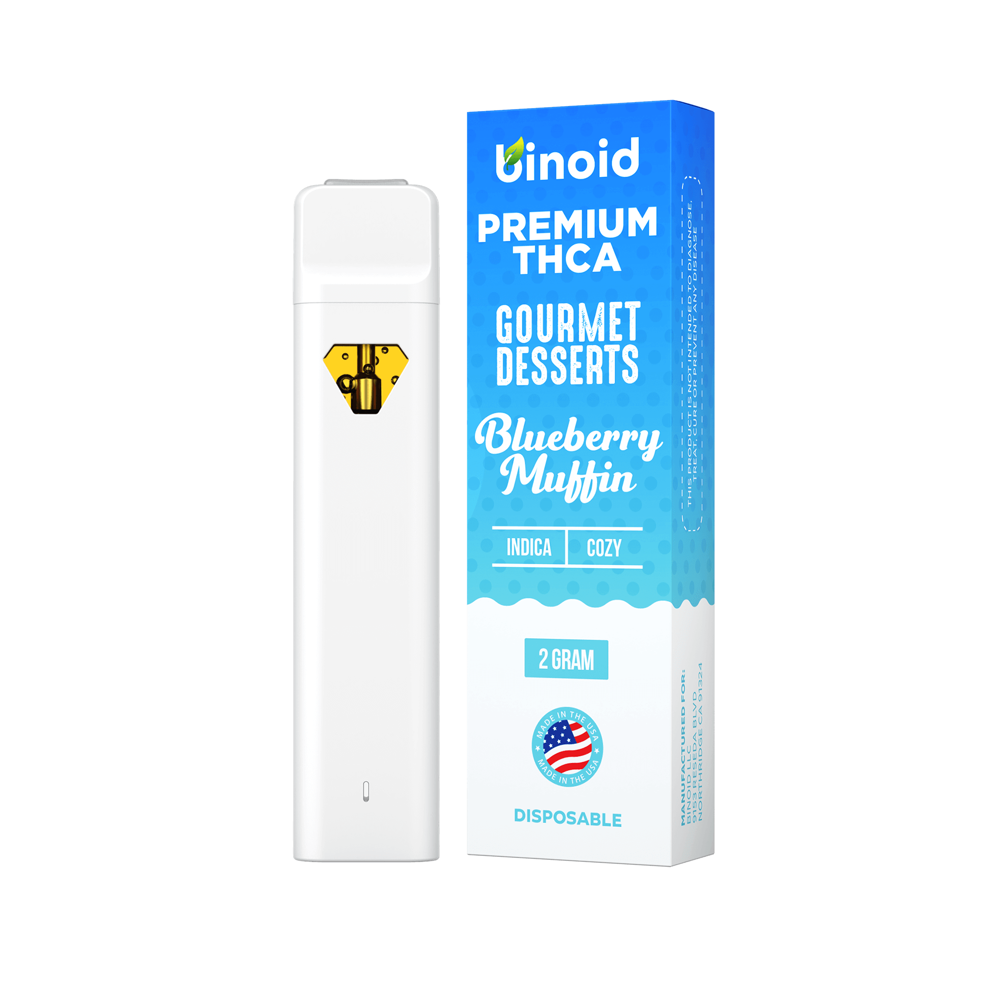 Binoid CBD Gourmet Desserts THCA disposable