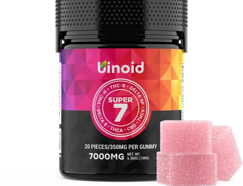 Binoid CBD Super 7 Gummies package