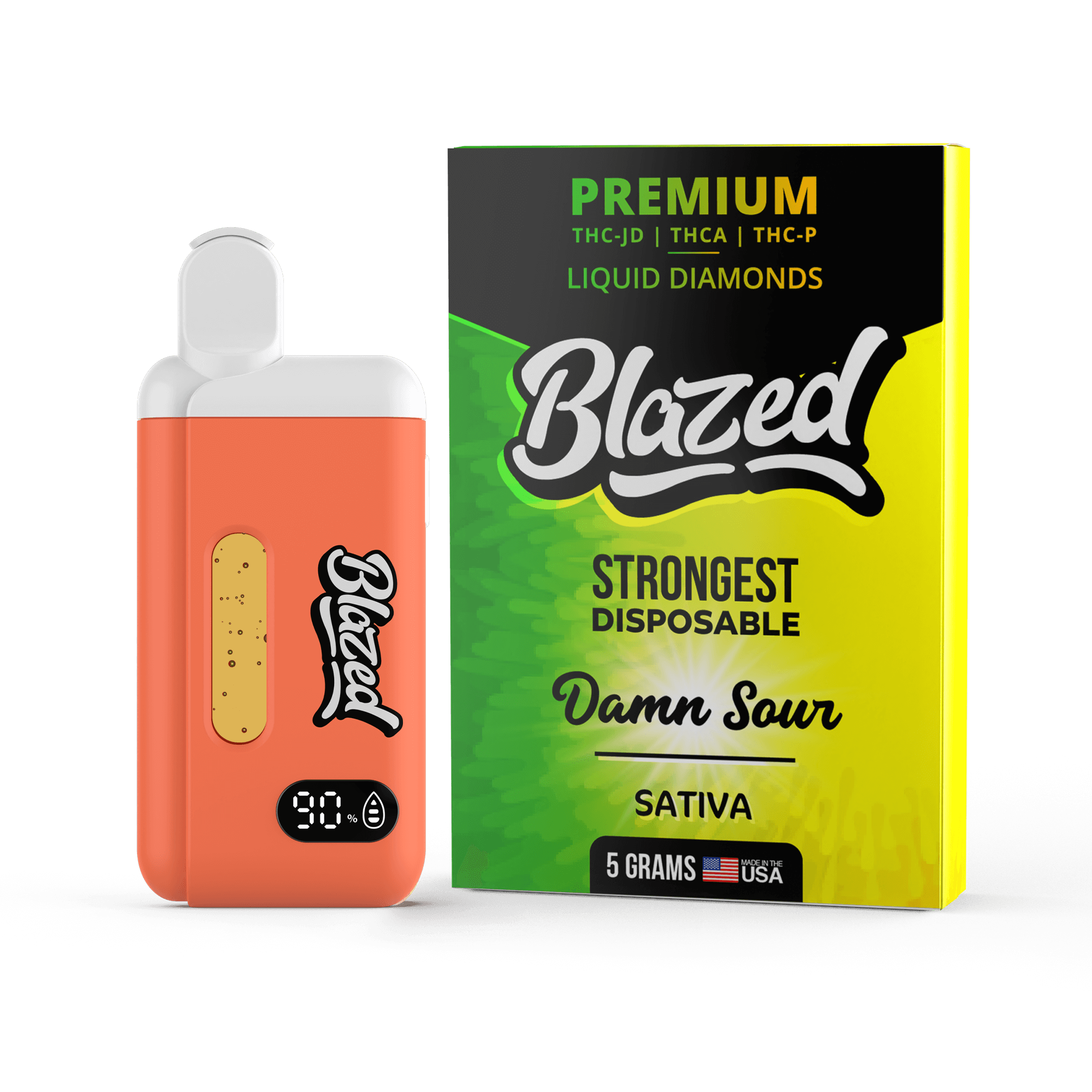 Binoid CBD Blazed disposable and box