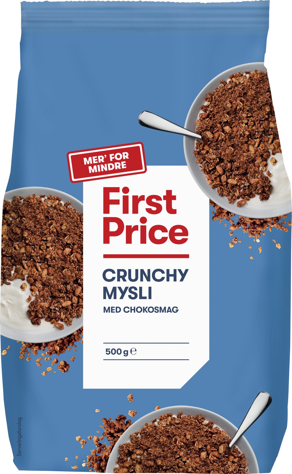 Opakowanie First Price Crunchy Müsli o smaku czekoladowym