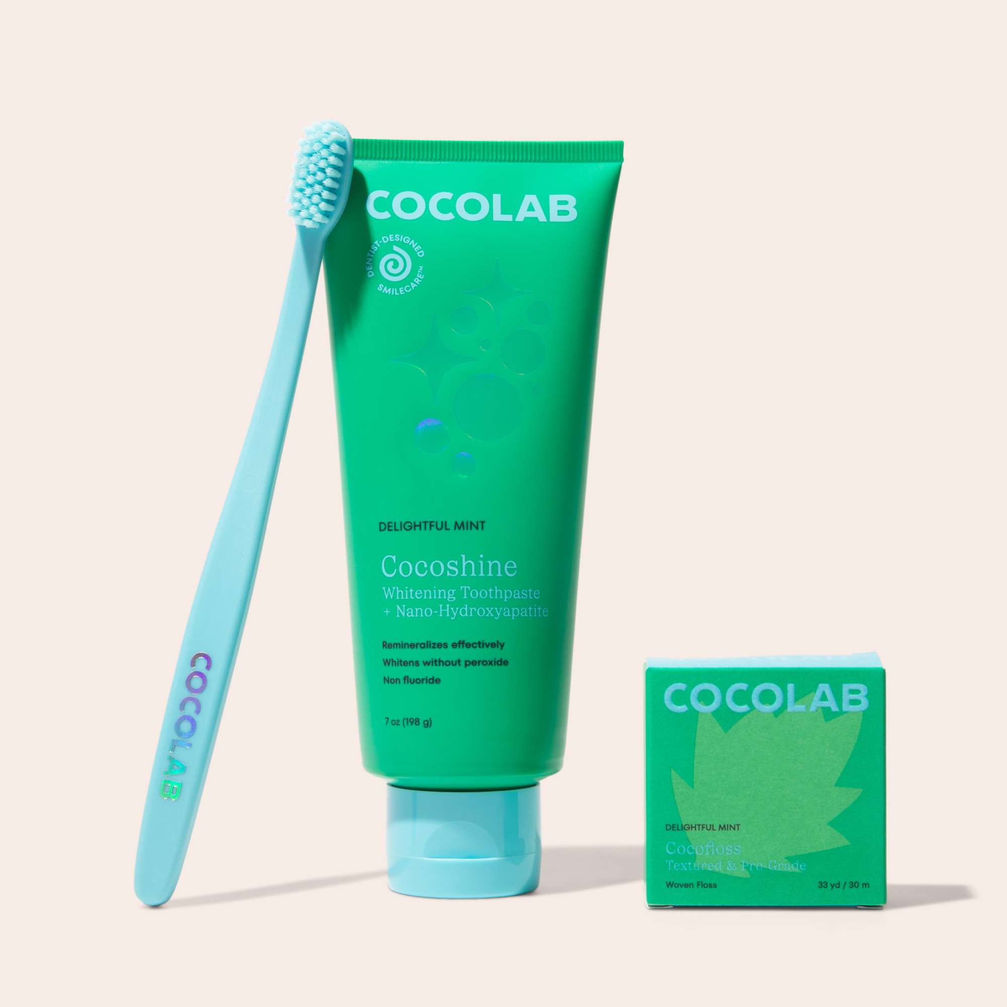 Cocofloss Super SmileCare System bundle