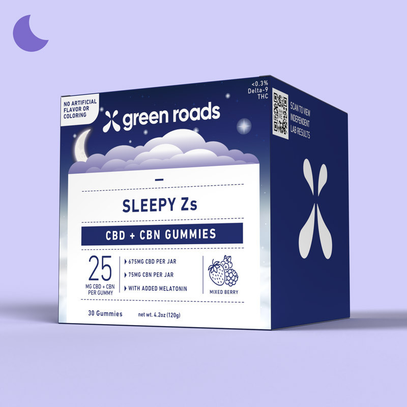 Sleepy Zs CBD CBN Gummies box