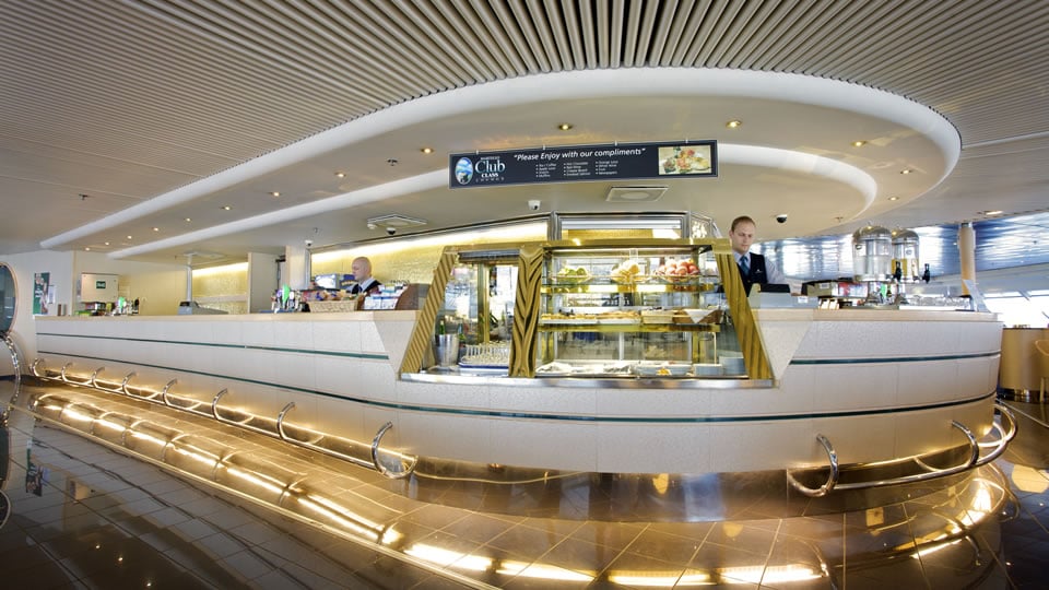 Club Class lounge on the Ulysses ferry