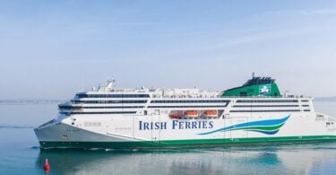 W.B. Yeats cruise ferry sailing at sea
