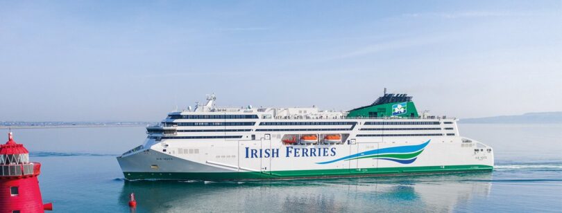W.B. Yeats cruise ferry sailing at sea