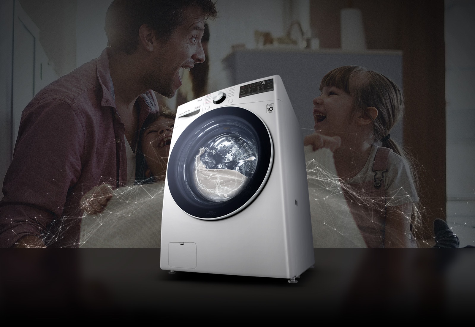 Tecnología AIDD de una lavadora LG