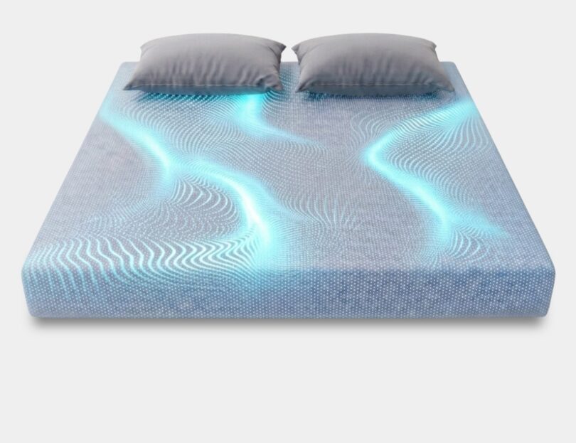NOVAALAB LLC Novaa Grounding Sheet on a bed
