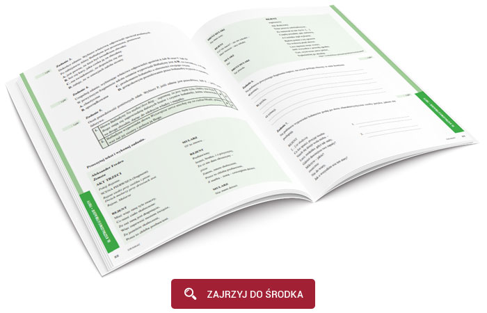Wnętrze repetytorium z języka polskiego na egzamin ósmoklasisty 2027