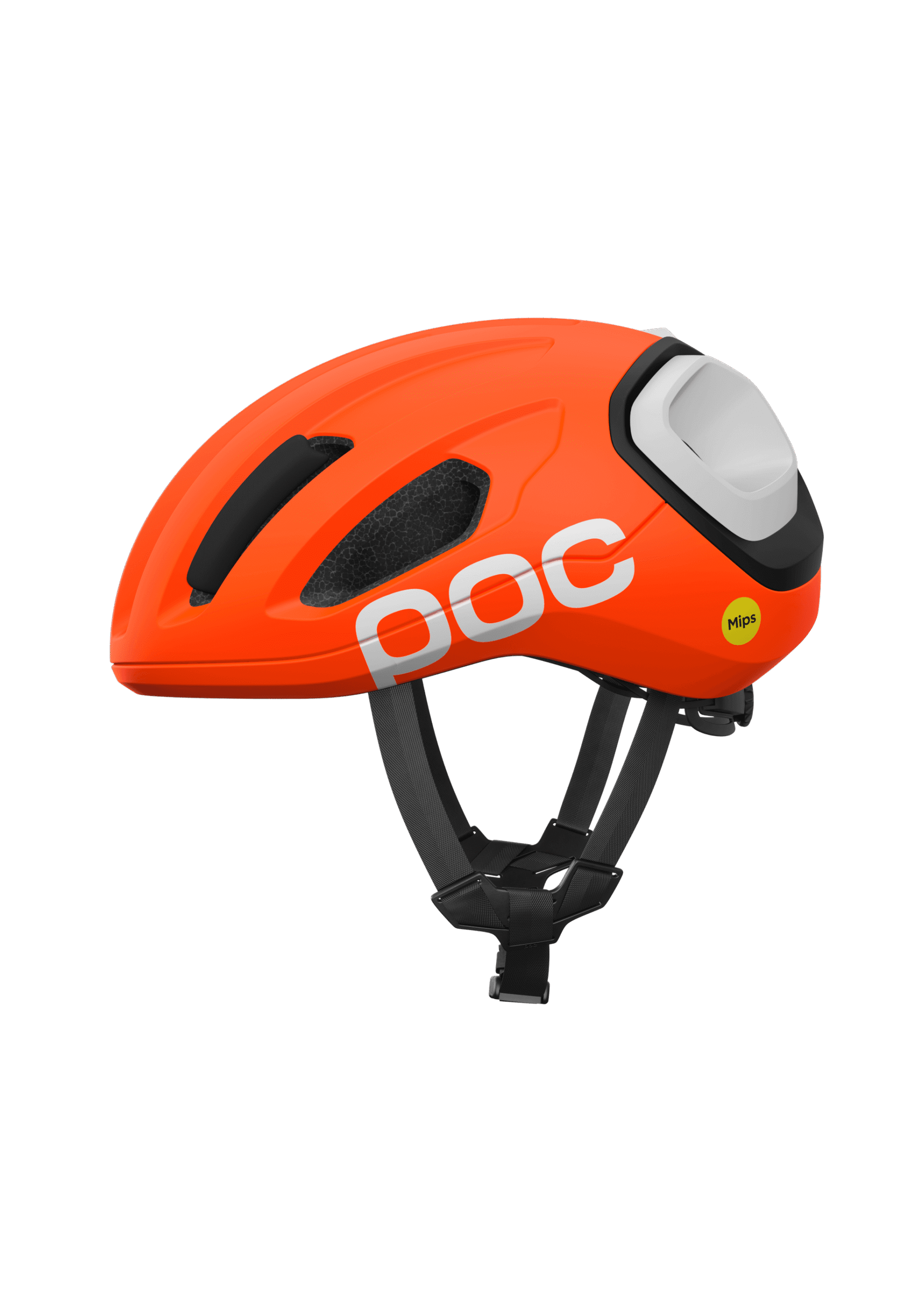 Casco da ciclismo POC Amidal arancione e nero