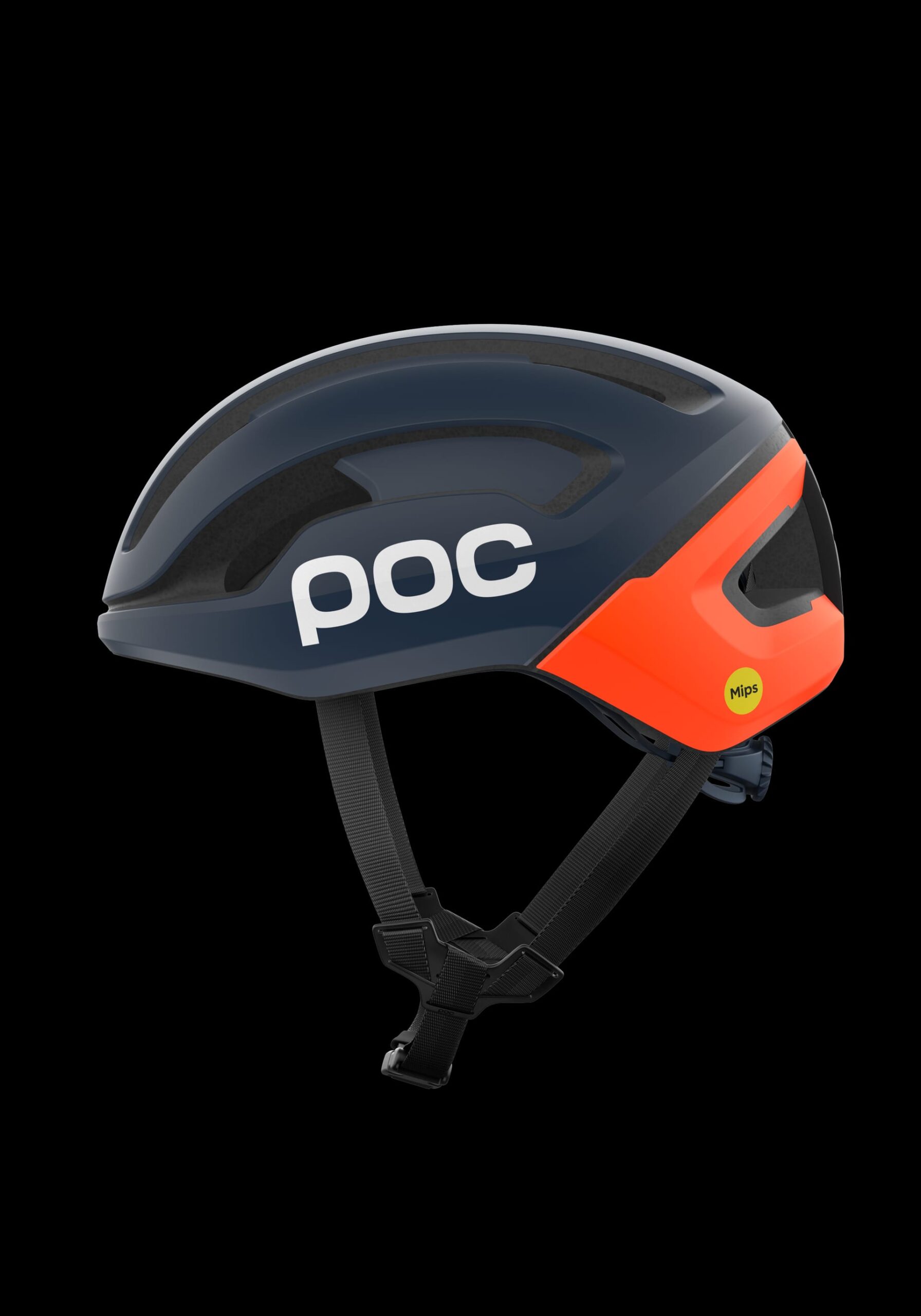 Casco da ciclismo POC Omne Air MIPS blu e arancione