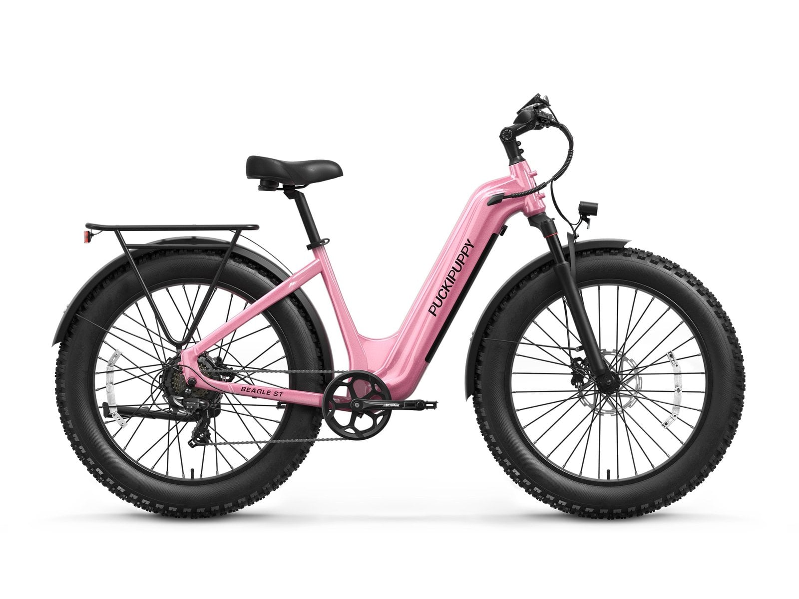 Puckipuppy Beagle 2 ST electric bike in pink