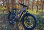 Puckipuppy electric bike on a woodland trail