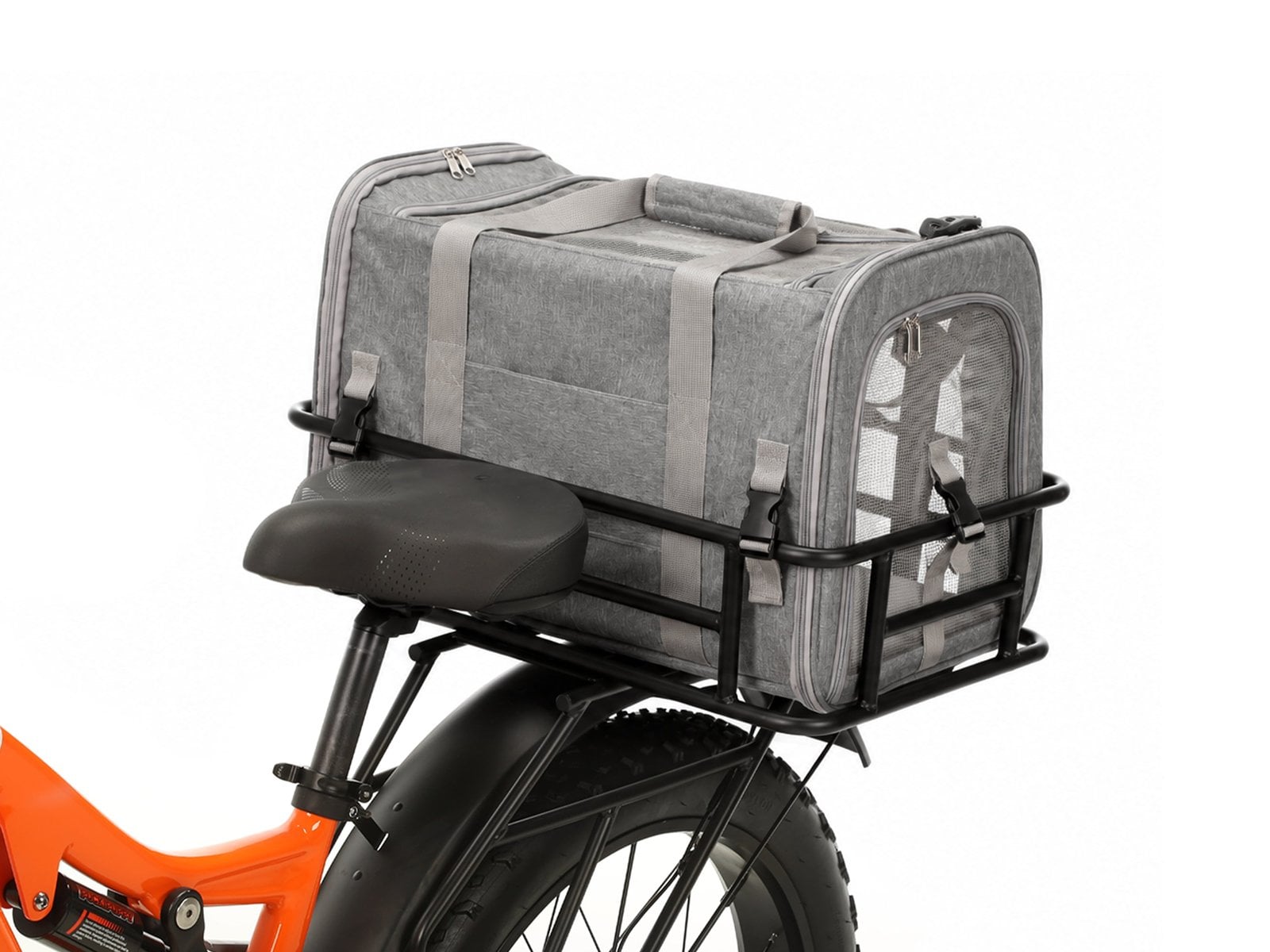 Puckipuppy pet carrier bag and rear basket