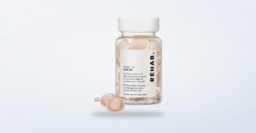 REHAB. Dose 1.0 Hair Oil Capsules in their product container