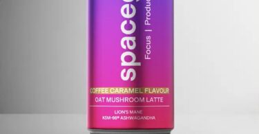 Spacegoods oat mushroom latte can