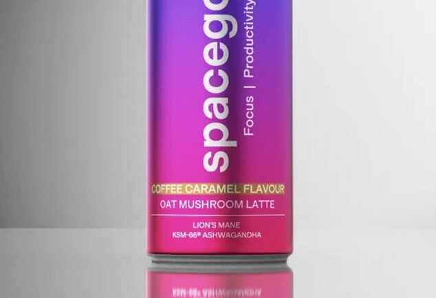 Spacegoods oat mushroom latte can