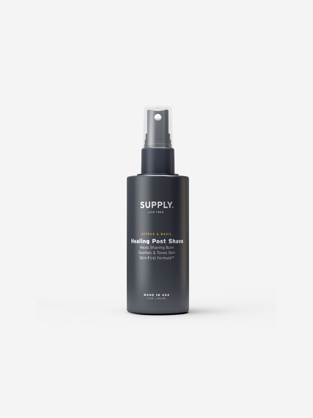 Supply Healing Post Shave Spray bottle
