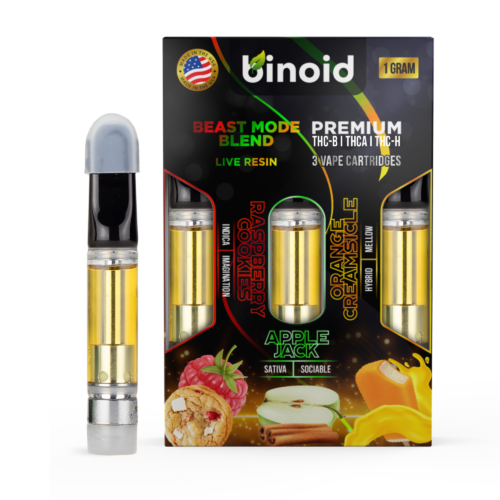 Binoid CBD Beast Mode blend cartridge