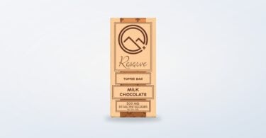 Reserve Chocolate Bar from Colorado Cures on a clean product background